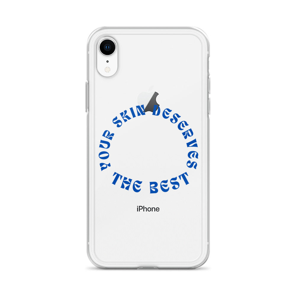 "Your Skin Deserves the Best" Clear Case for iPhone®