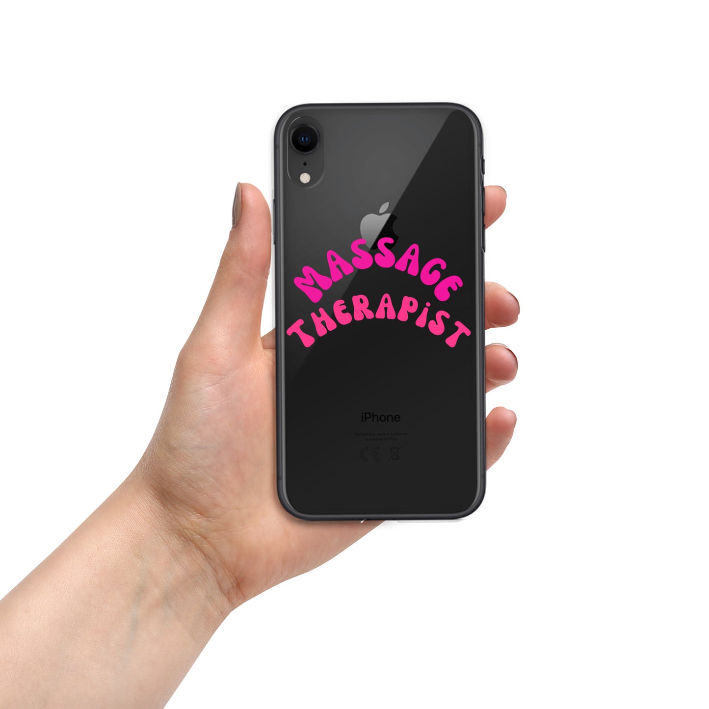 "Massage Therapist" Clear Case for iPhone®