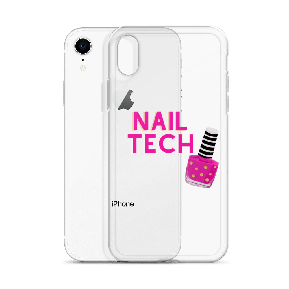 "Nail Tech" Clear Case for iPhone®