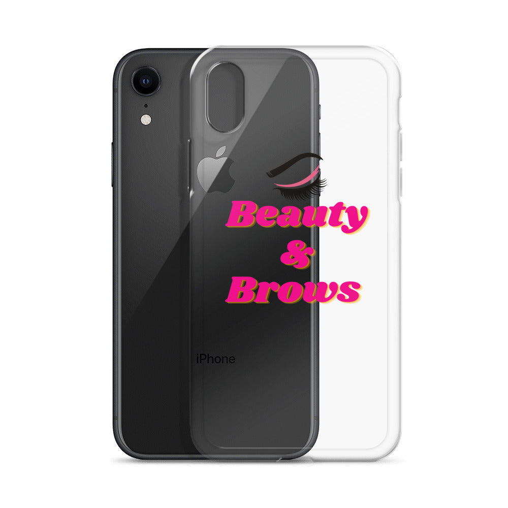 "Beauty & Brows" Clear Case for iPhone®