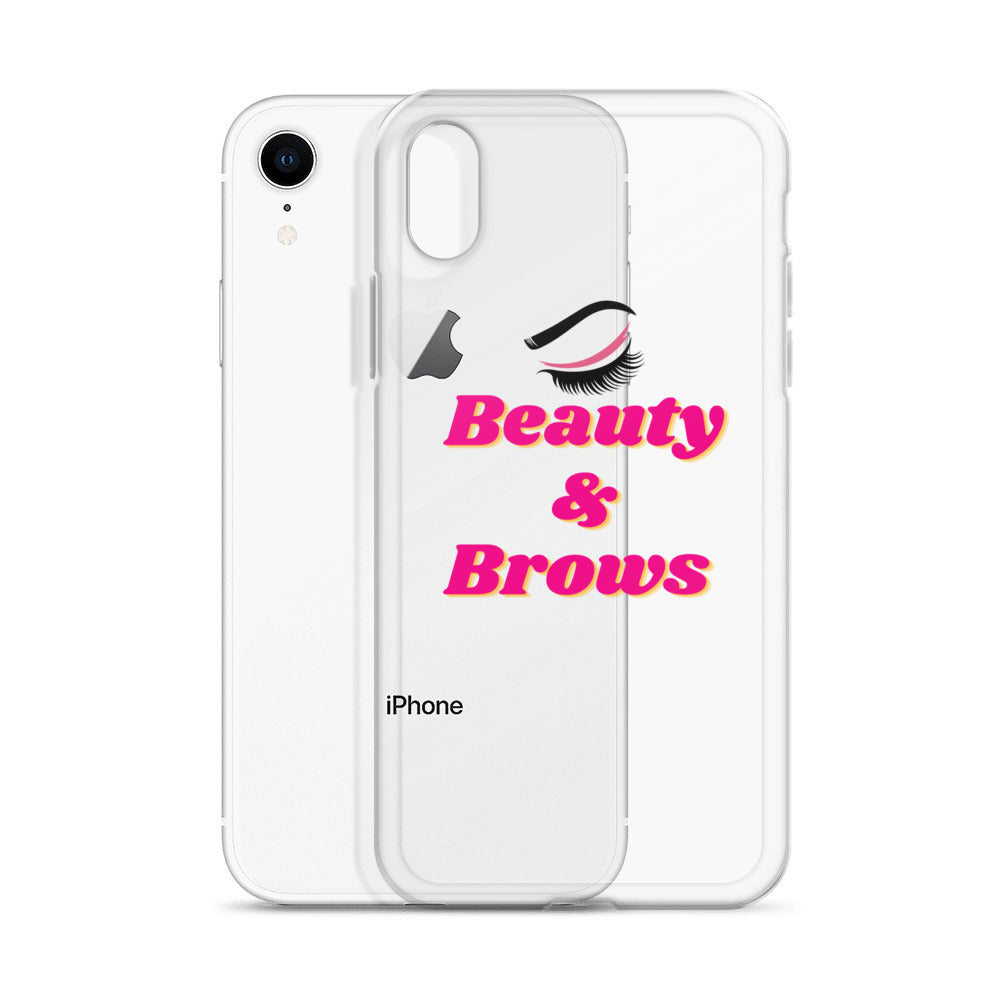 "Beauty & Brows" Clear Case for iPhone®