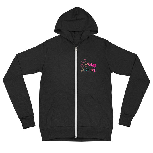 "Lash Artist" Zip Up Hoodie