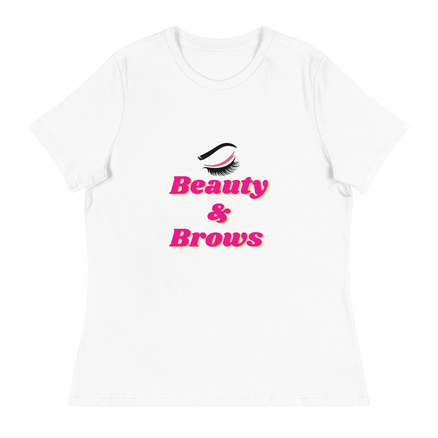 "Beauty & Brows" Women's Relaxed Tee